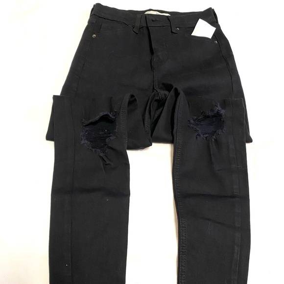 TopShop Moto Jamie Distressed Jeans - Picture 4 of 7